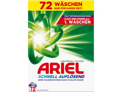 (DE) Ariel Universal+ Pulver prášok na pranie 3,96 kg - 72 praní