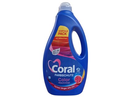 coral optimal color gel na pranie 2 0 l 40 prani