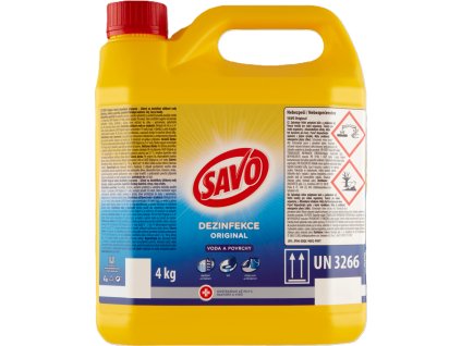 Savo Original Voda a Povrchy univerzálny dezinfekčný čistiaci prostriedok - 4 kg