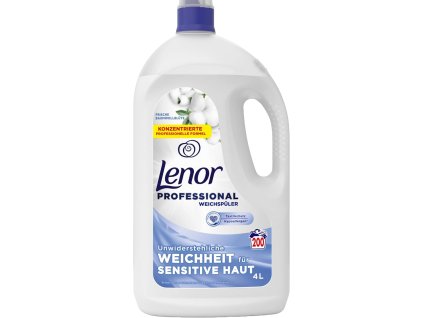 (DE) Lenor professional Frische Baumwollblute sensitive aviváž 4 L - 200 praní