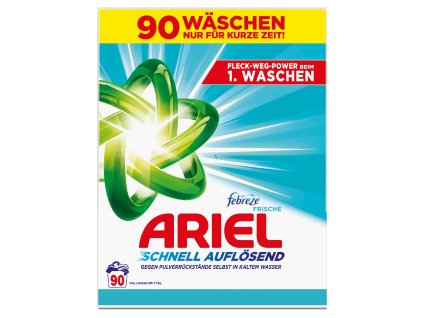(DE) Ariel Febreze frische prášok na pranie 4,96 kg - 90 praní