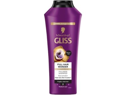 Gliss Kur Full hair wonder dámsky šampón na vlasy - 400 ml