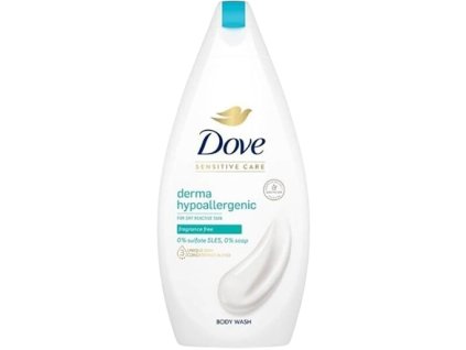 Dove derma hypoallergenic dámsky sprchový gél/pena do kúpeľa  - 450 ml