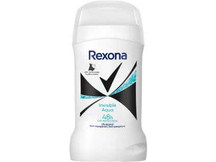 Rexona Invisible Aqua 48h dry protection  dámsky tuhý anti-transpirant - 40 ml
