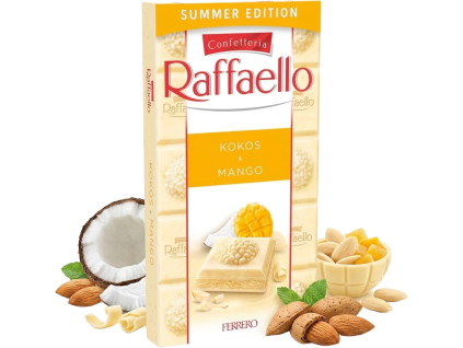 (DE) Ferrero Raffaello Kokos a mango biela čokoláda  -  90 g