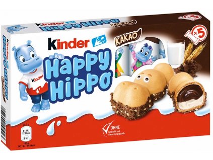 Kinder Happy Hippo Cocoa cream Biscuits - 5 x 20,7g