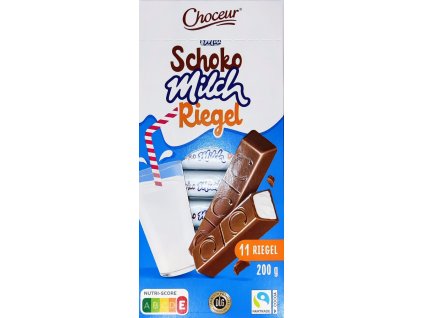 (DE) Choceur Milch čoko mliečne tyčinky 11 ks - 200 g