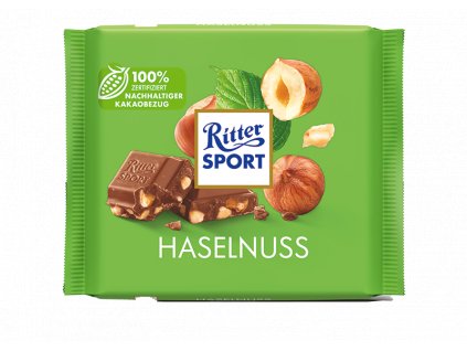 ritter sport hasel nuss mliecna cokolada s kuskami lieskovych orieskov 100 g