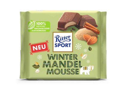 ritter sport winter mandel mousse mliecna cokolada 100 g
