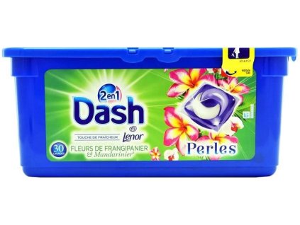 kapsule na pranie dash 2 v 1 exoticke kvety 30 ks