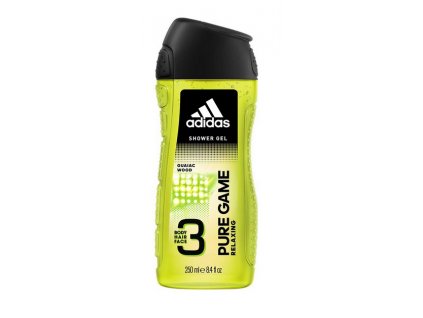 Adidas Pure Game Realaxing sprchový gél na telo, tvár a vlasy - 250 ml