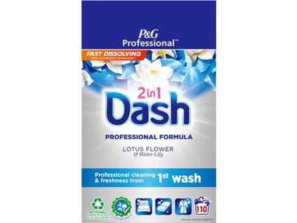 (NL) DASH 2 v 1 Fleur Lotus flower & Eater lily prášok na pranie 6,60 kg - 110 praní