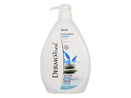 sprchovy gel a pena do kupela dermomed aqua blue 1000 ml