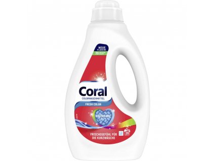 gel na pranie coral express fresh color shine tech 1 1 l 22 prani