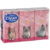 Clean paper hygienické vreckovky 4 vrstvové -  6 x 6 ks
