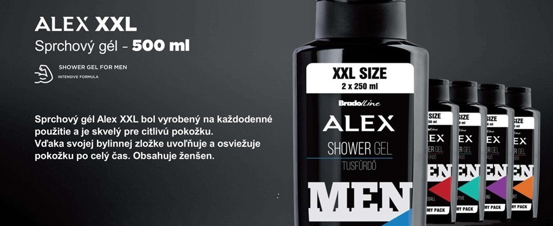 Alex sprchový gél pre mužov