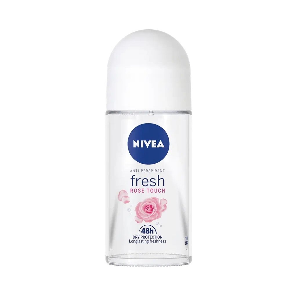 NIVEA Fresh Rose Touch antiperspirant roll on 50ml