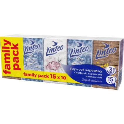 133802 linteo pap vreckovky 10ks biele trojvrstvove 15
