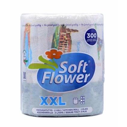 Soft Flower kuch.utierky 300 listov kvetinkové