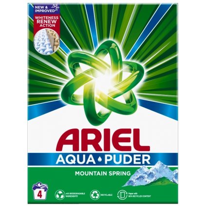 133898 ariel aqua puder mountain spring praci prasok 4 prania 260g