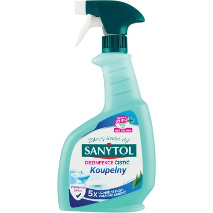 SANYTOL univerzál dezinfekčný čistič kúpeľňa 500ml+50%