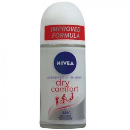 134891 nivea dry comfort 0 aluminium antiperspirant roll on 50ml