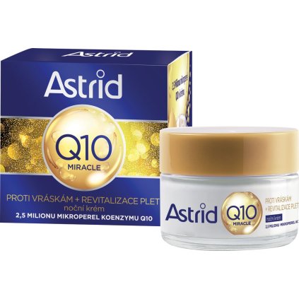 ASTRID nočný krém 50ml Q10 MIRACLE