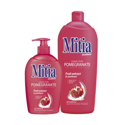 Mitia tekuté mydlo 1l náhrada Pomegranate