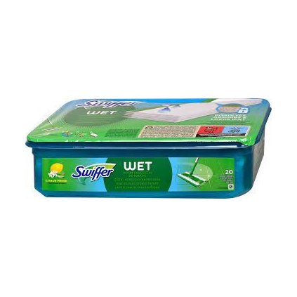 Swiffer Náhradné vlhčené utierky 20 ks Citrus Fresh