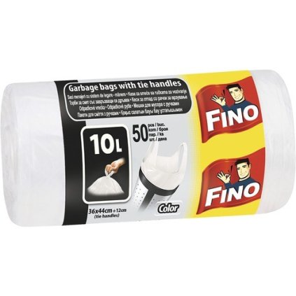 FINO HDPE vrecia 10 l, 50 ks farebné