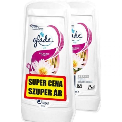 139844 glade gel relaxing zen gelovy osviezovac vzduchu 2x150g