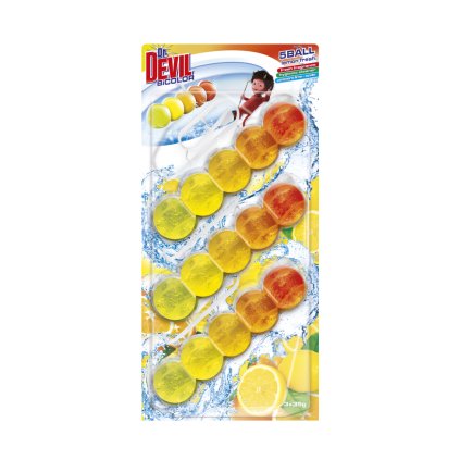 Dr.Devil guličky 3x35g WC 5 guličiek Lemon fresh