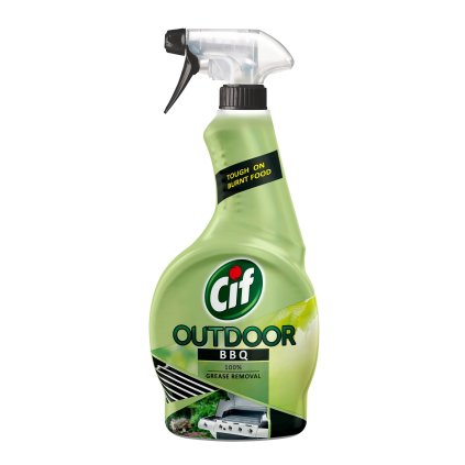 143867 cif outdoor bbq cistiaci sprej na odstranenie mastnoty 450ml