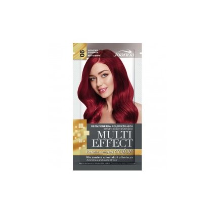 Multi Effect Color farbiaci šampón 35 g 006 Višňová červená