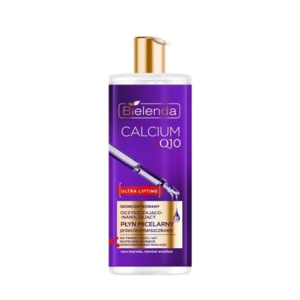 BIELENDA Calcium+Q10 Koncentr.čistiaci a hydrat.a micel.voda 500