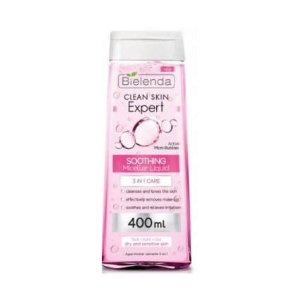 BIELENDA Clean Skin Expert Smoothing 3v1 micelárna voda 400ml