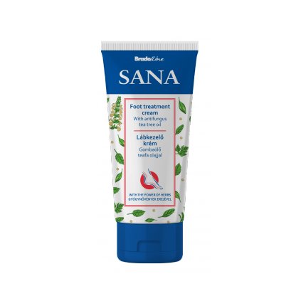 SANA krém na ošetrenie nôh s fungicídnym olejom z čajovníka100ml