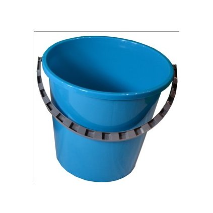 Vedro 10L EKO tyrkys s plastovou rúčkou