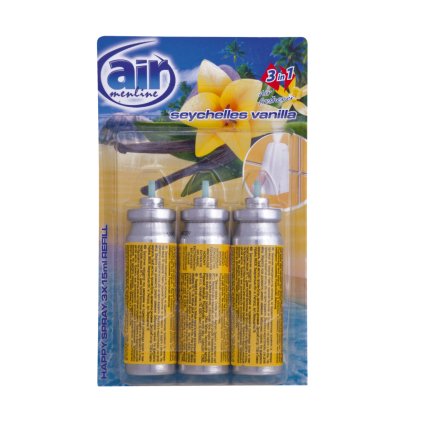 Air menline osviežovač vzduchu náplň 3x15ml Seychelles Vanilla