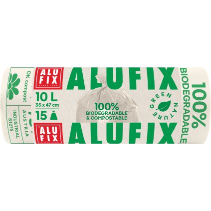 ALUFIX Green Nature kompostovateľné vrecia 10l/15 ks
