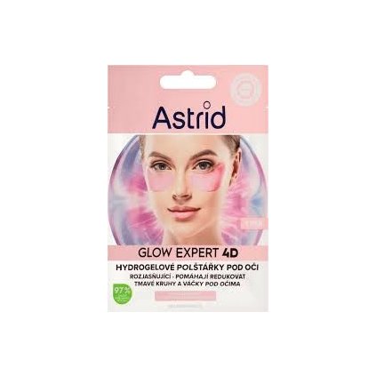 155422 astrid glow expert 4d hydrogelove ocne vankusiky 2 ks