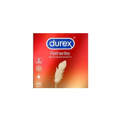 Durex kondómy 3ks - Fetherlite - Thin