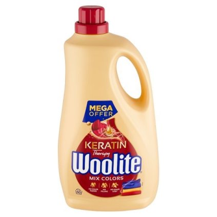 Woolite prací gél 3,6 l 60 PD Keratin Therapy Mix Colors