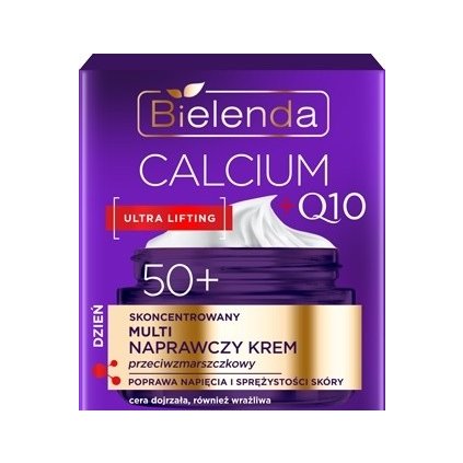 BIELENDA Calcium+Q10 aktívne spevňujúci krém proti vrásk. 50+deň