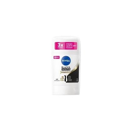 Nivea deo stick 50ml AP B&W Silky Smooth Ž