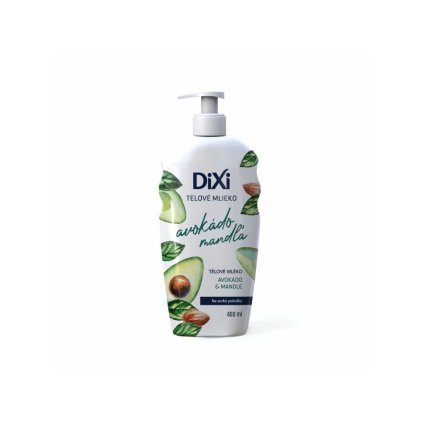 DIXI 400ml Telové mlieko Avokádo Mandla