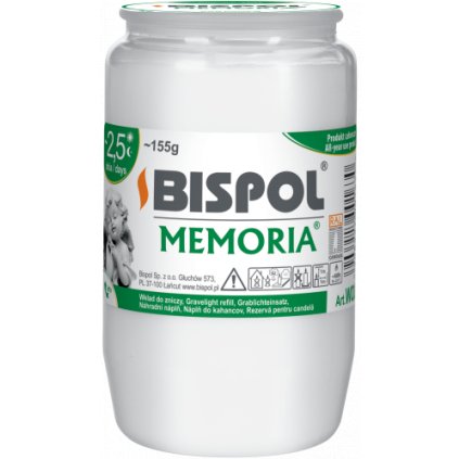 Bispol náhrady WO3 9,5cm/155gr 2,5 dňa biele