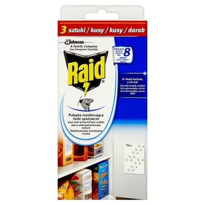 159277 raid proti potravinovym moliam 3 ks