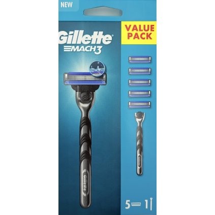 Gillette Mach3 Holiaci strojček + 5 NH