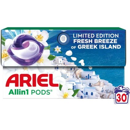 163288 ariel kapsuly 30 ks fresh breeze of greek island